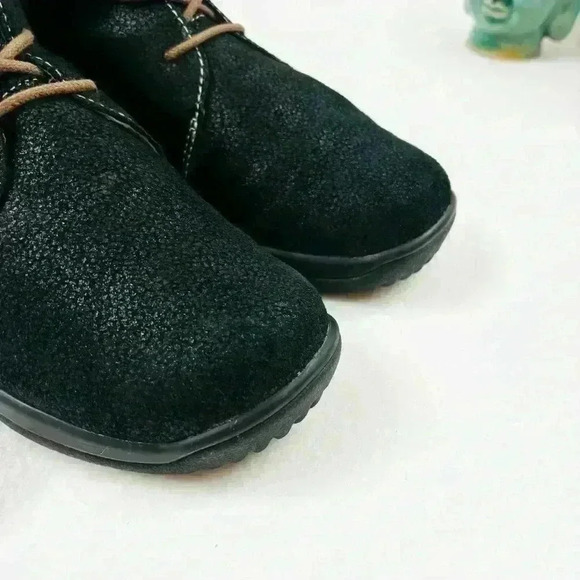 Jambu Rossella Black Metallic Suede Memory Foam Water Resistant Booties Size 9M - Picture 3 of 10